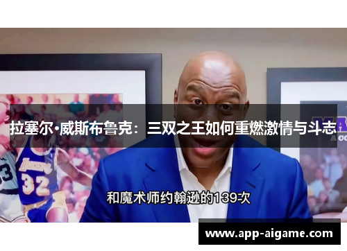 拉塞尔·威斯布鲁克：三双之王如何重燃激情与斗志